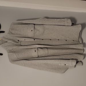 Aerie waffle knit button down